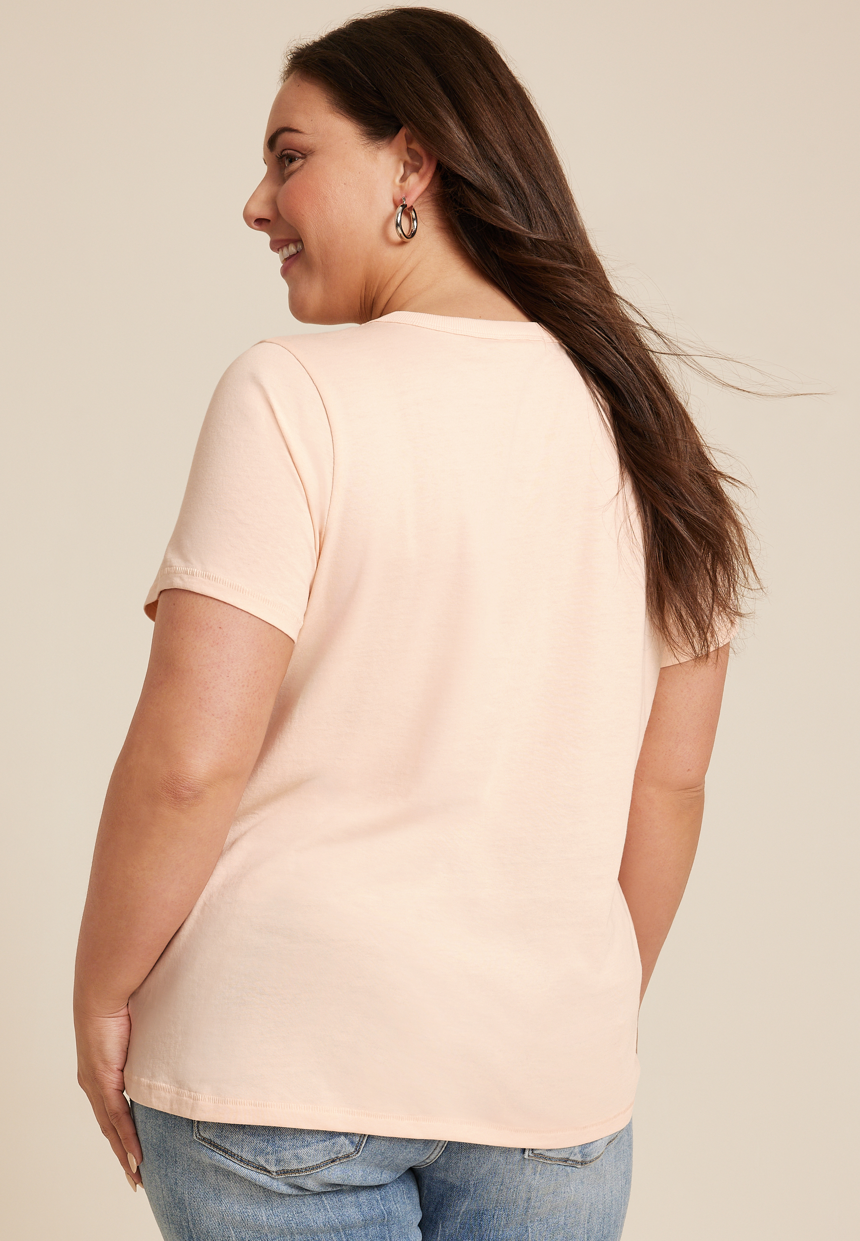 Plus Size Karmic Energy Classic Fit Graphic Tee, C6043, large