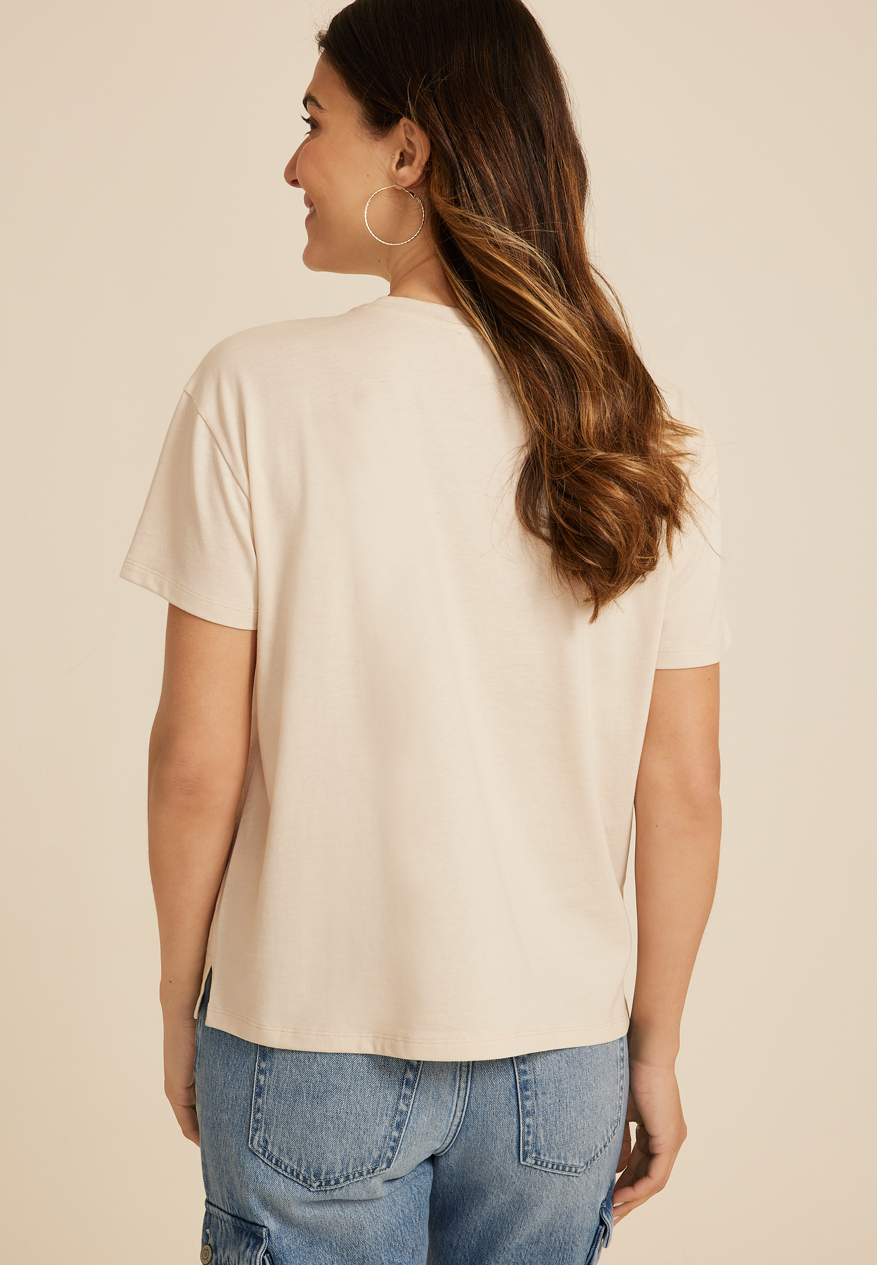 More Love Relaxed Fit Graphic Tee, C5560, large