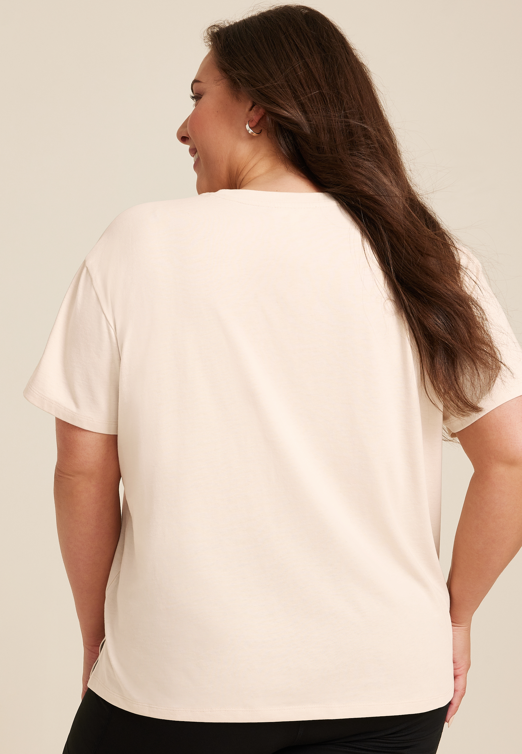 Plus Size More Love Relaxed Fit Graphic Tee, C5560, large