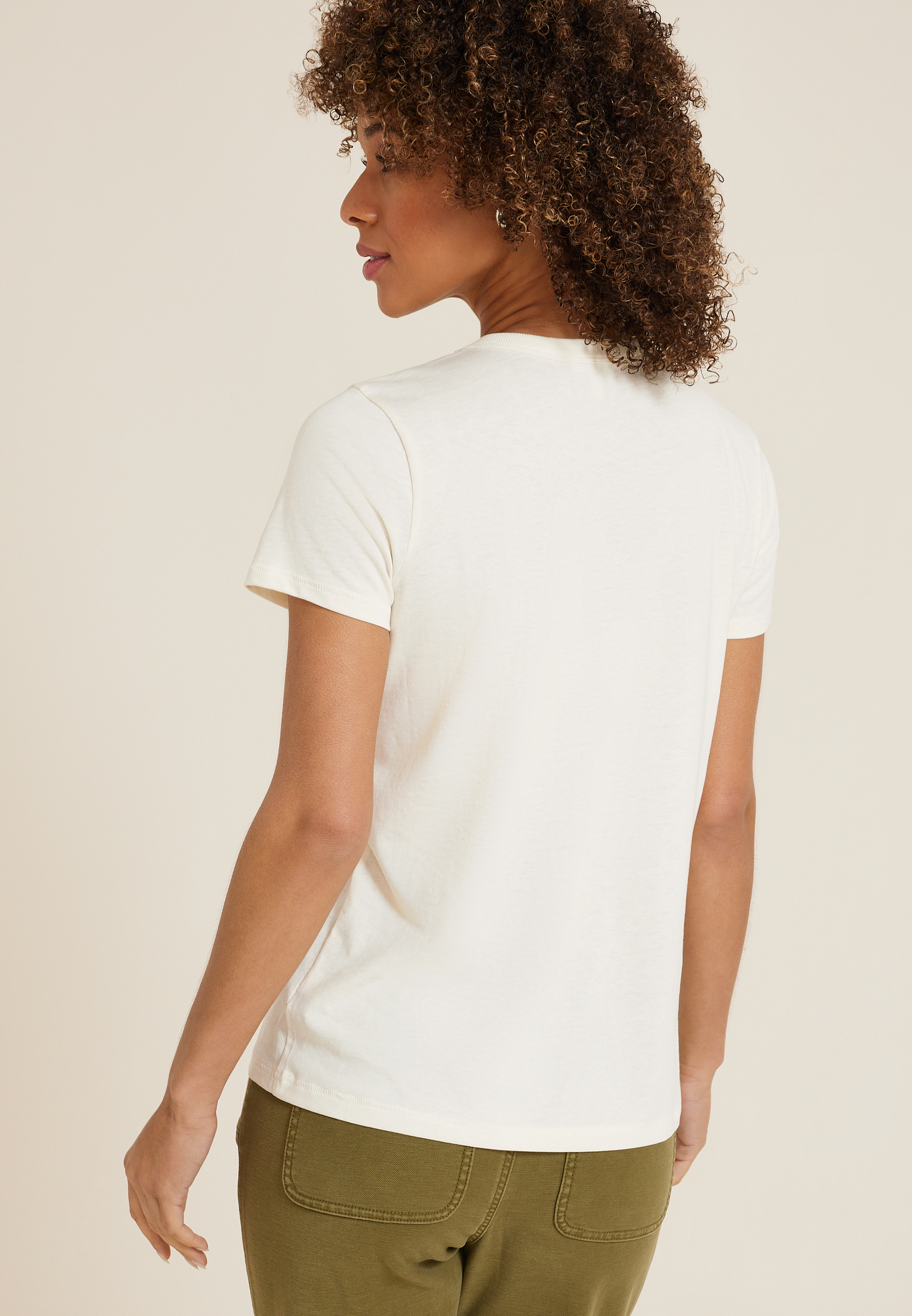 Wild And Free Classic Fit Graphic Tee, C2789, large