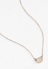 Iridescent Faux Druzy Necklace, C605, small