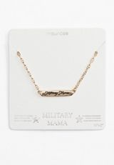 Military Mama Pendant Necklace, , small