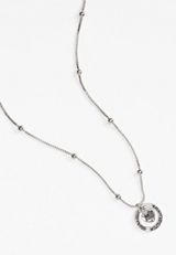 Proud Military Wife Pendant Necklace, SILVER, small