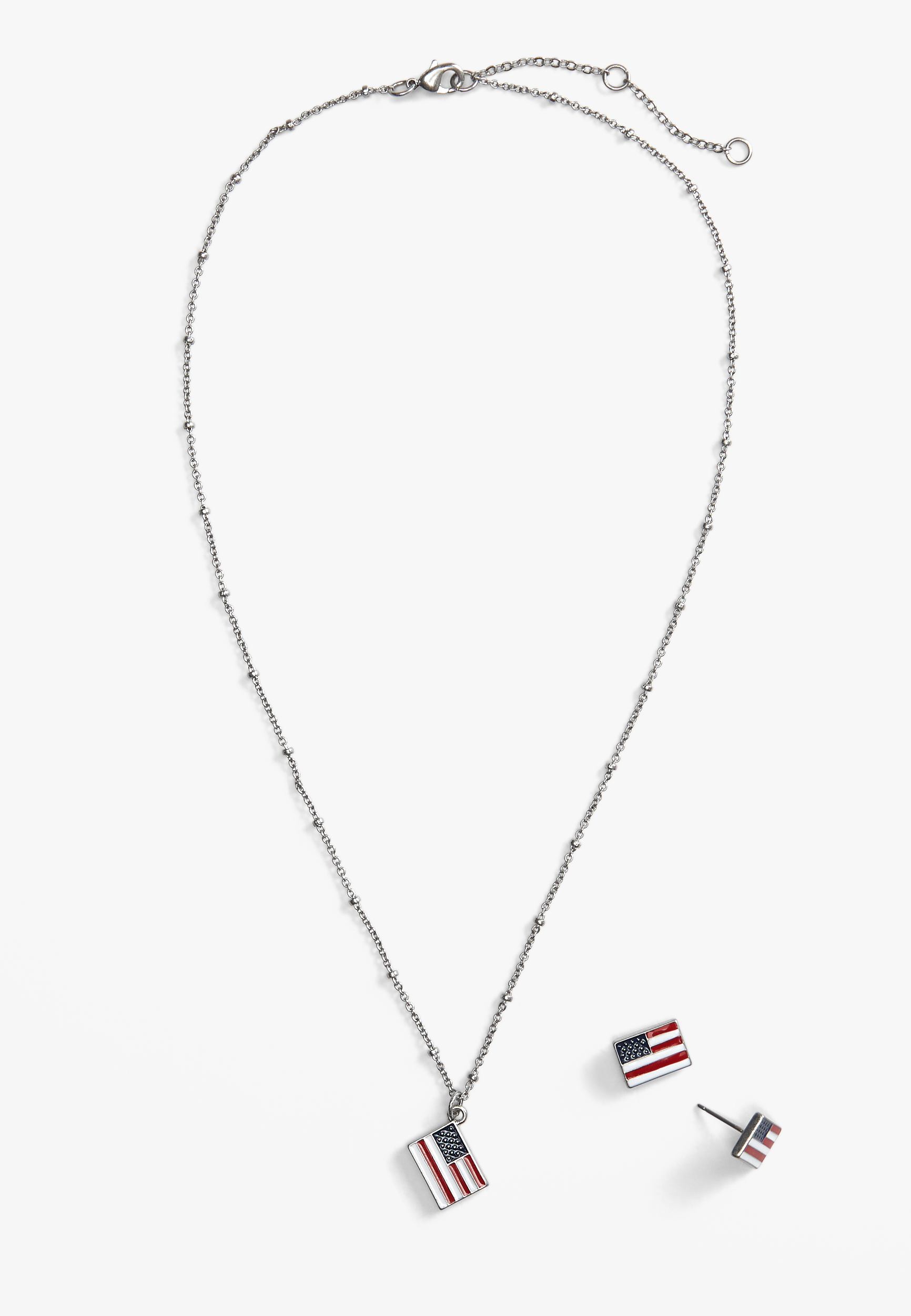 Americana 2 piece Necklace And Earring Set, C431, large