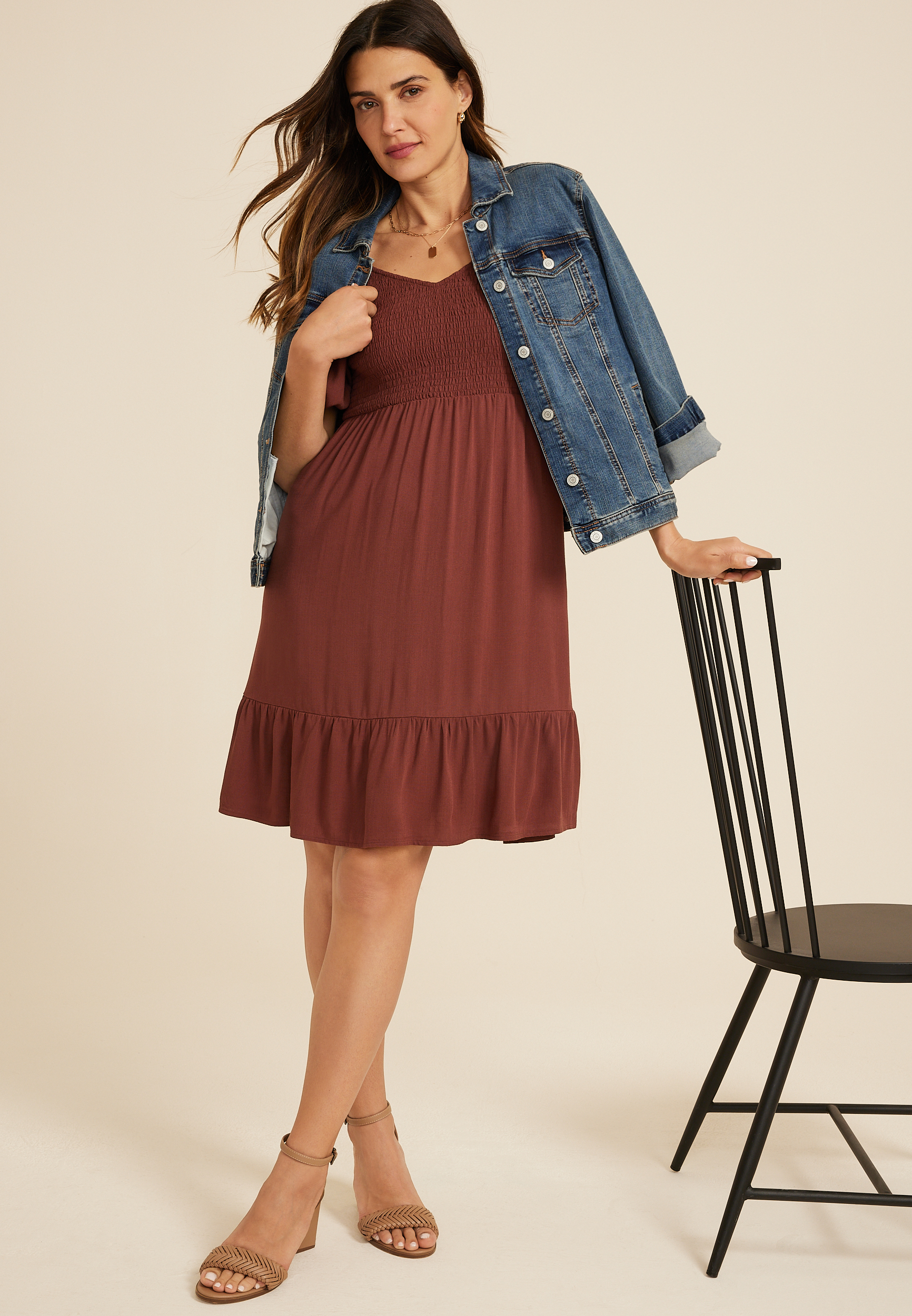 Sweetheart Bubble Short Sleeve Mini Dress, C115, large