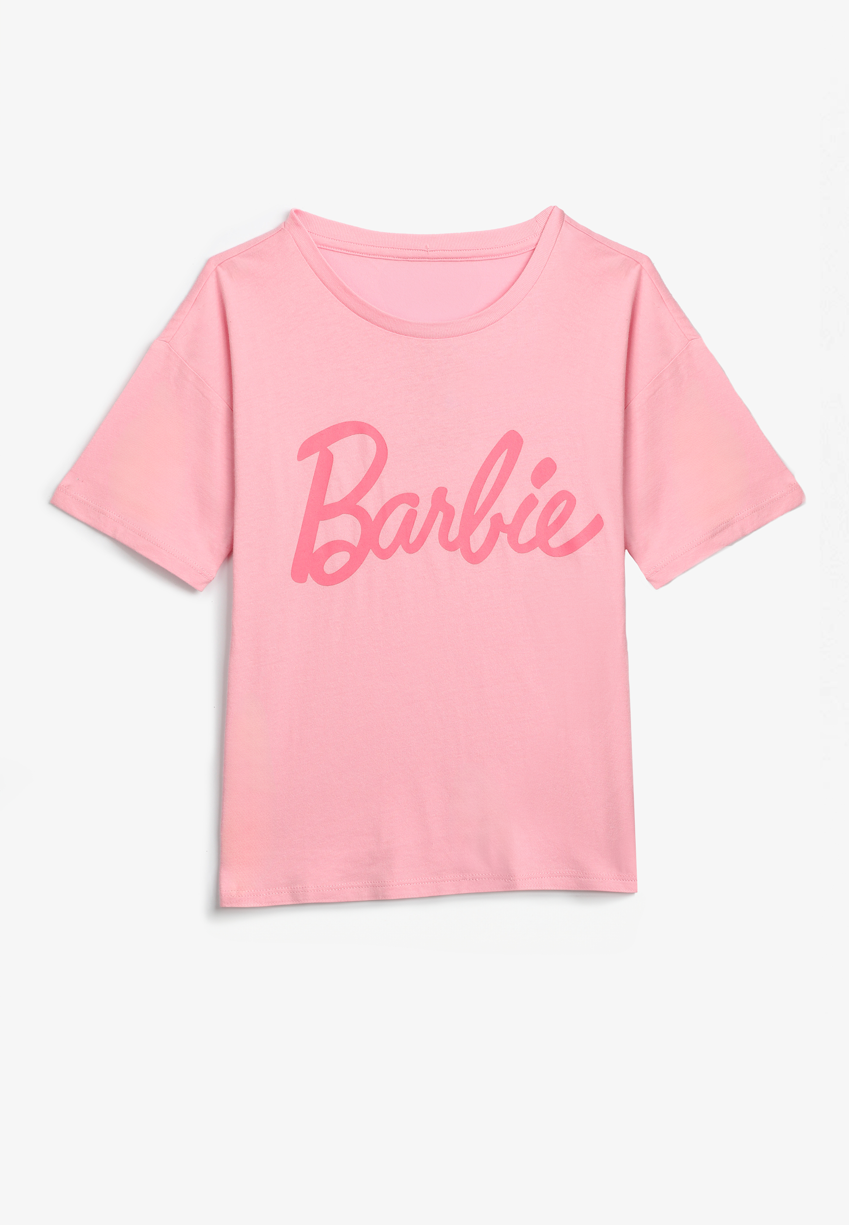 Girls Barbie Oversized Graphic Tee