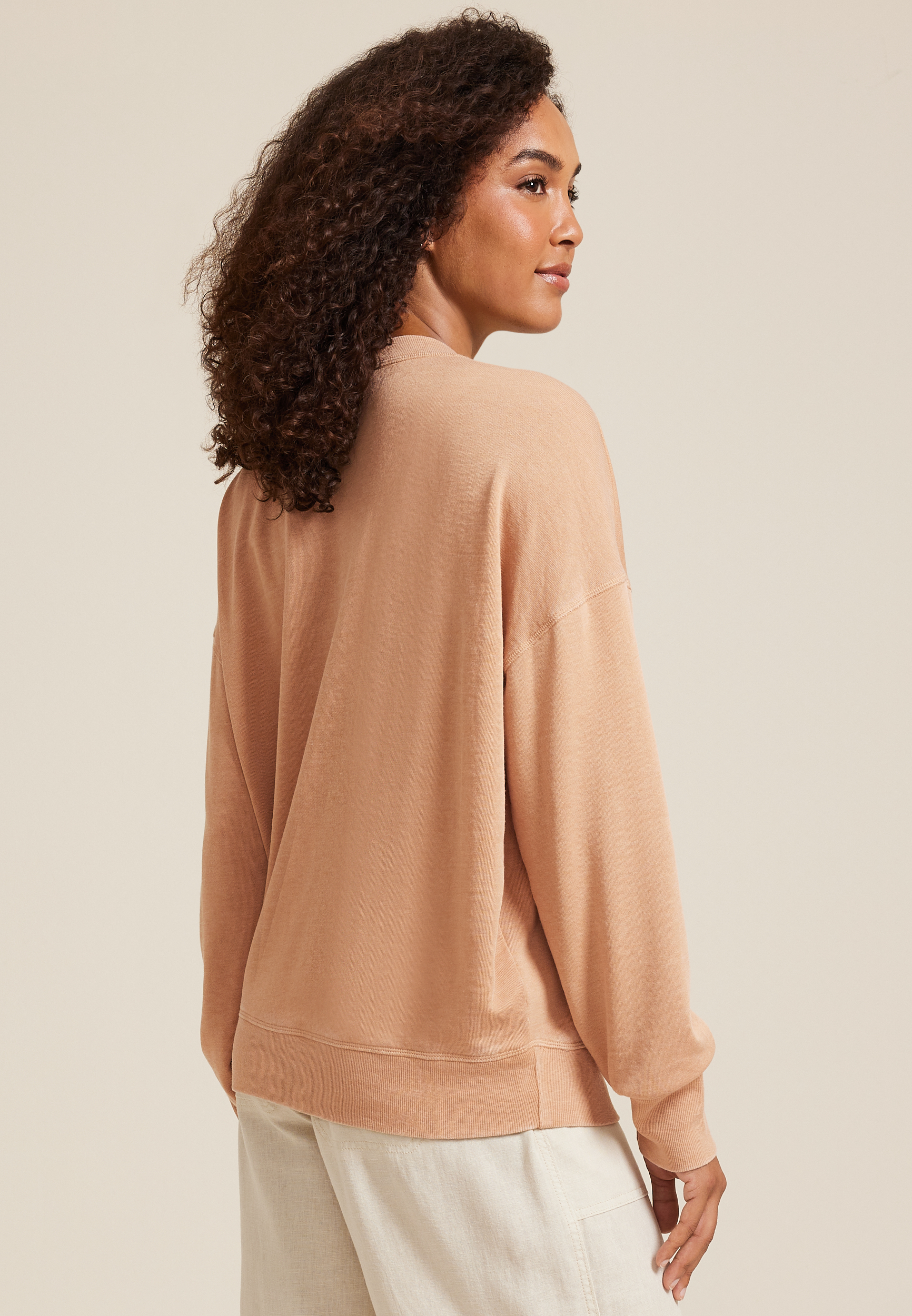 Daisy Relaxed Fit Sweatshirt, C9780, large