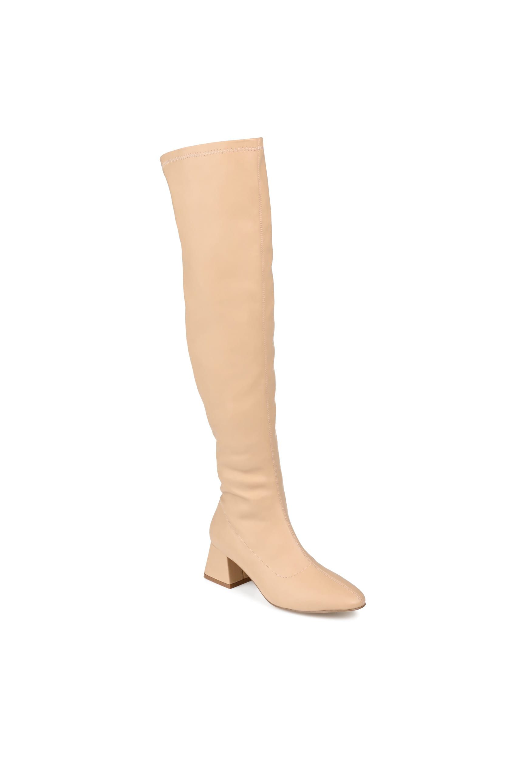 Plus size thigh clearance high boots wide calf