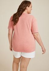 Plus Size Sunshine Mixed With Lightning Relaxed Fit Graphic Tee, C3343, small