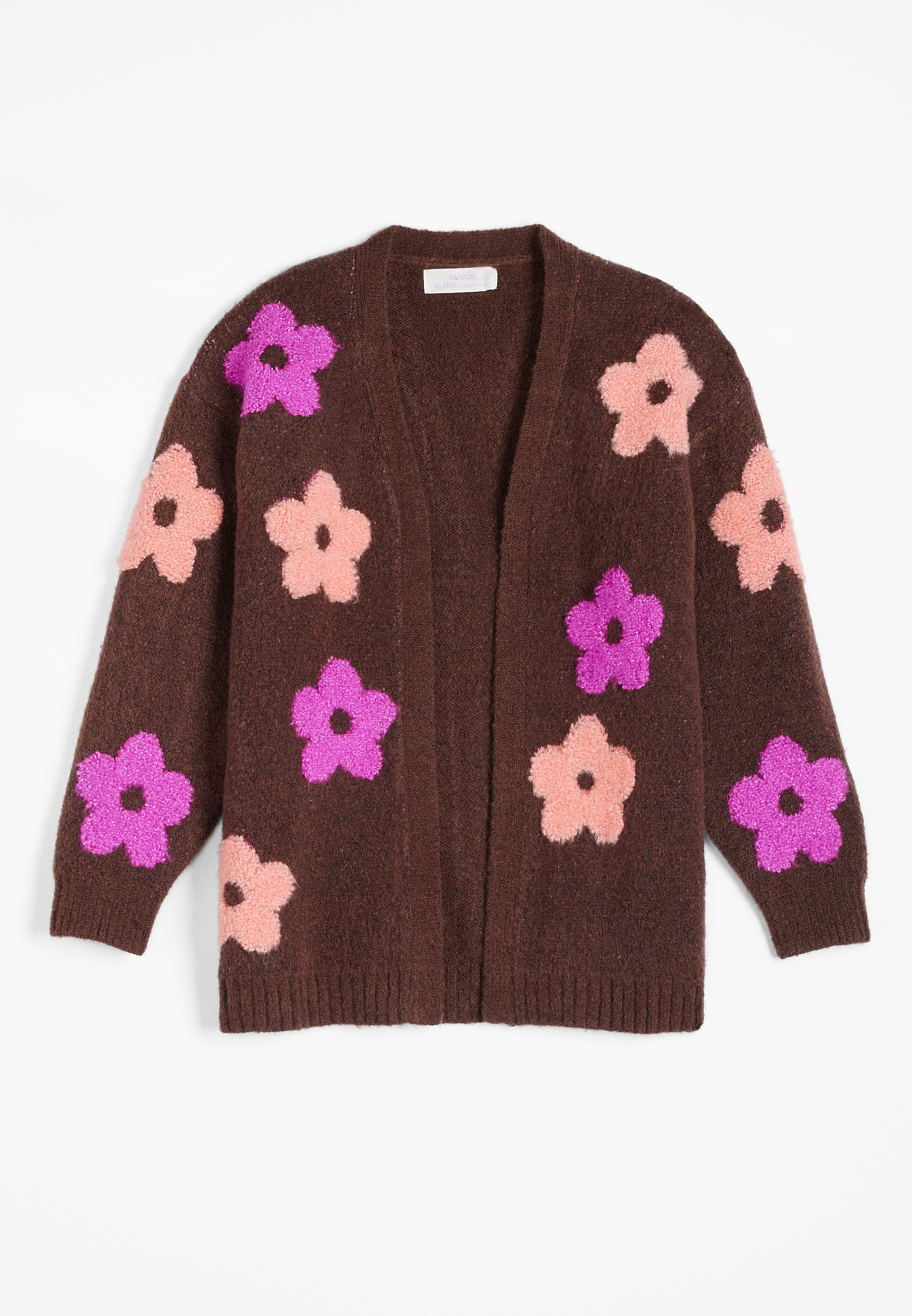 HFS Girls Floral Open Front Cardigan maurices