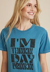Day Drinkin Relaxed Fit Graphic Tee, C1149, small