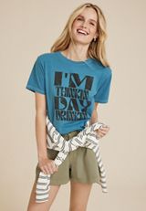 Day Drinkin Relaxed Fit Graphic Tee, C1149, small
