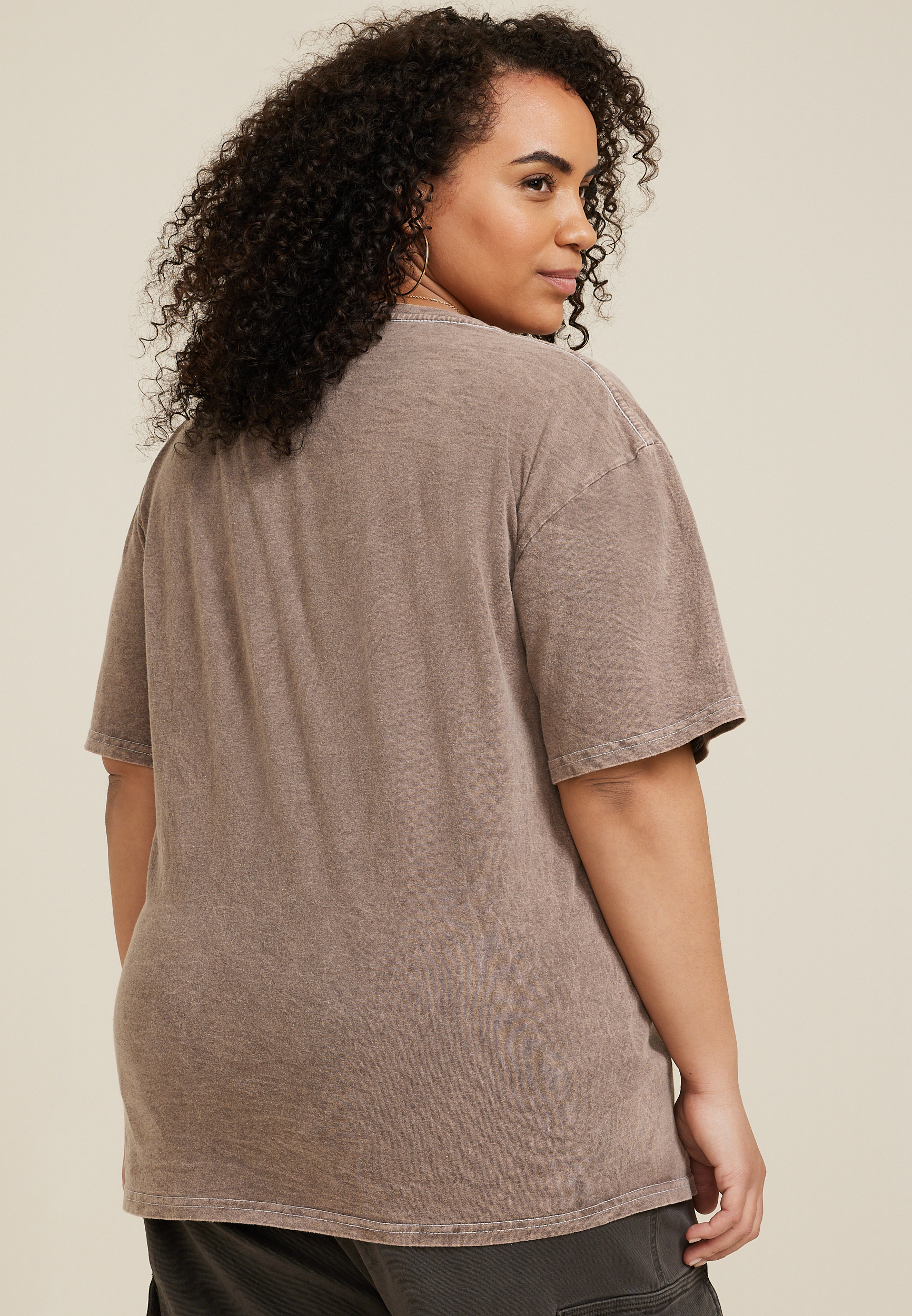 Plus Size Faith Can Move Mountains Relaxed Fit Graphic Tee, C2188, large