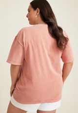 Plus Size Floral Skull Relaxed Fit Graphic Tee, C3343, small