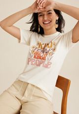 Kind People Are My Kinda People Relaxed Fit Graphic Tee, C2789, small