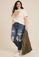 Plus Size Kind People Are My Kinda People Relaxed Fit Graphic Tee, C2789, small