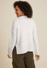 Cozier Than Cashmere Collared Sweater, C3348, small