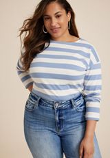 Plus Size KanCan&trade; Curvy High Rise Ripped Cuffed Hem Skinny Jean, C2806, small
