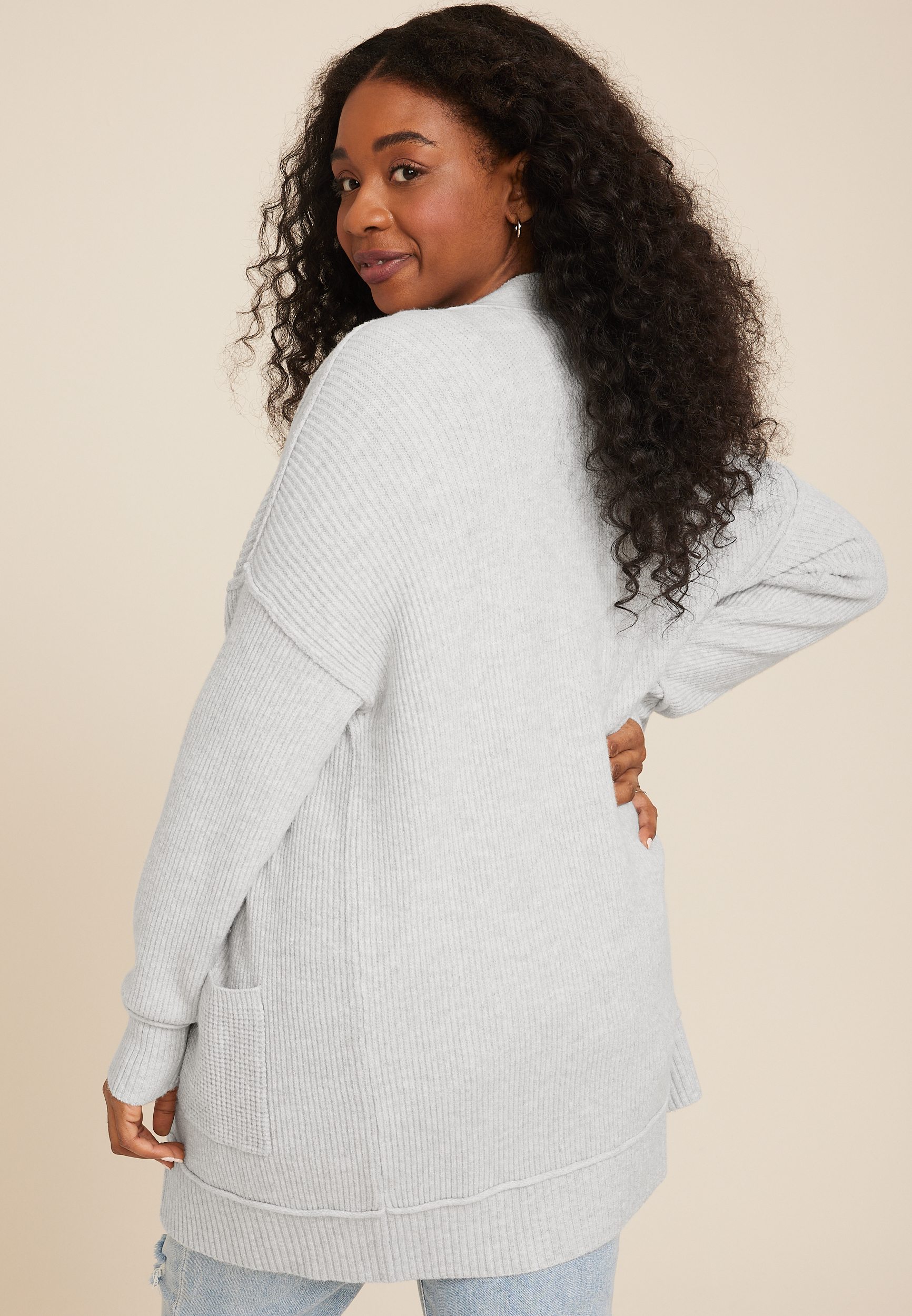 Plus Size 90s Slouch Cardigan, C3348, large