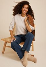 Cabled Dells Sweater, C2445, small