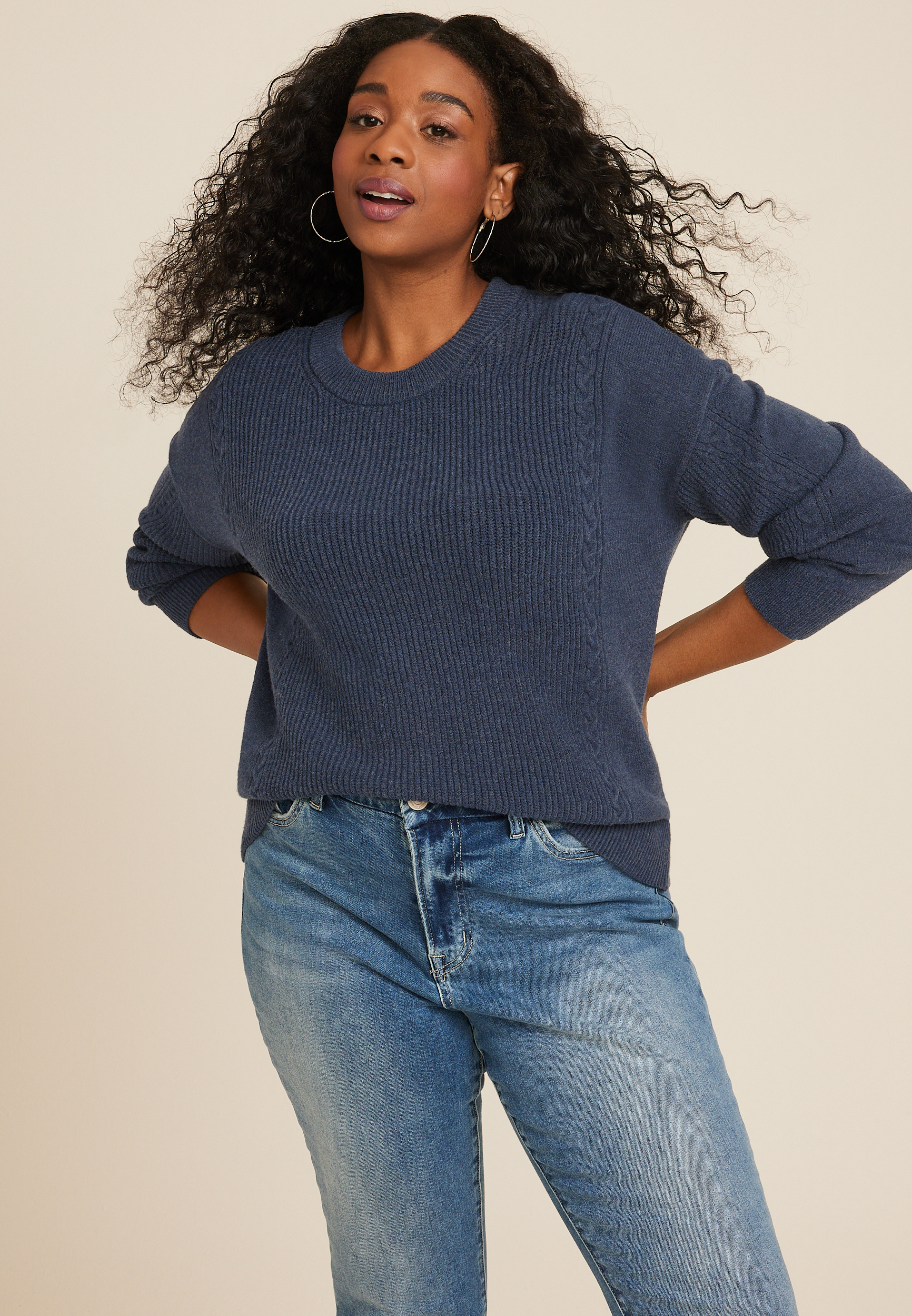Plus Size Cozy Sweaters Cardigans Kimonos maurices