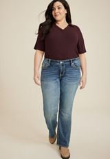 Plus Size Vigoss&reg; Heritage Bootcut Jean, MEDIUM SANDBLAST, small