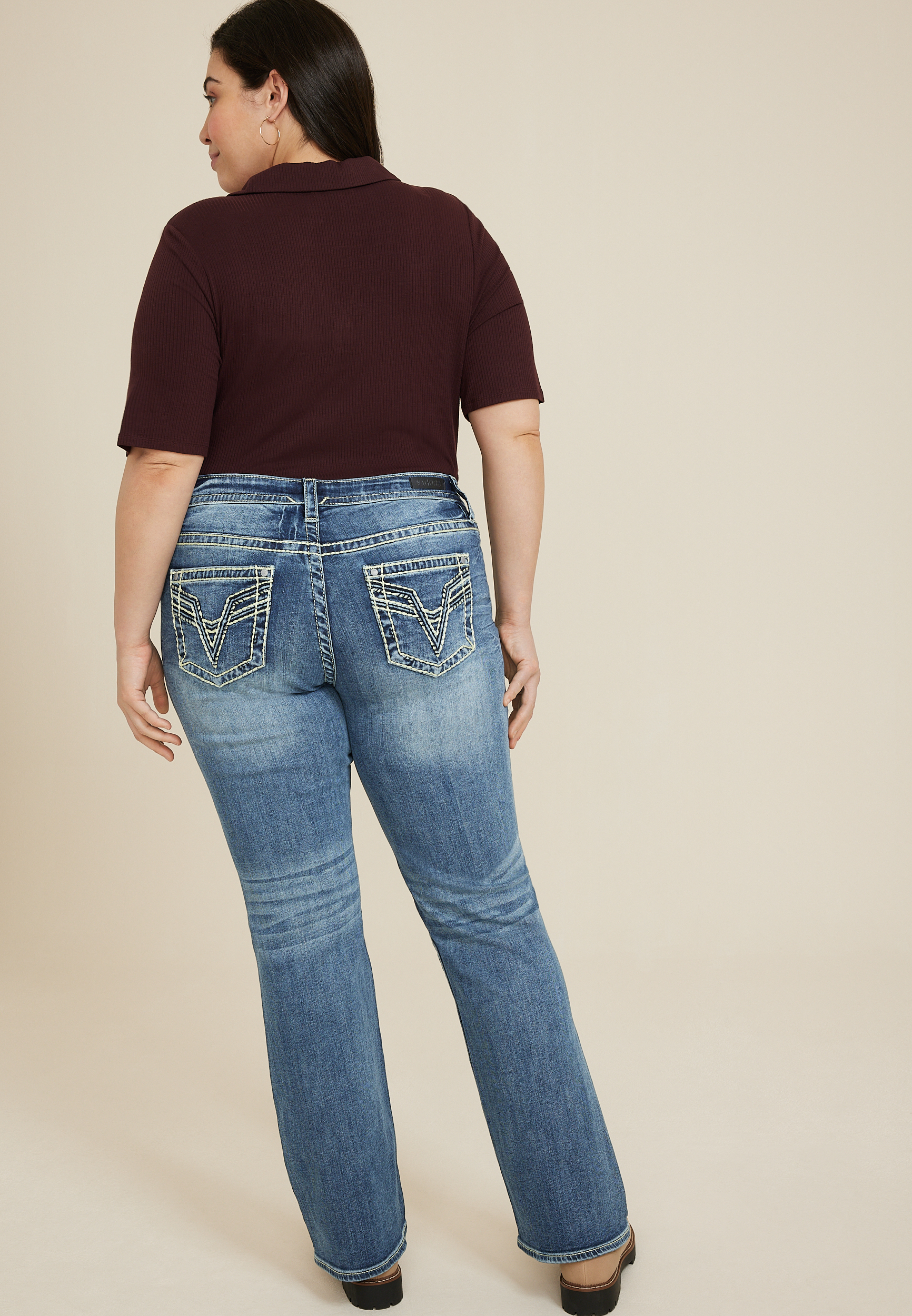 Plus Size Vigoss&reg; Heritage Bootcut Jean, MEDIUM SANDBLAST, large