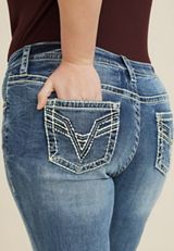 Plus Size Vigoss&reg; Heritage Bootcut Jean, MEDIUM SANDBLAST, small
