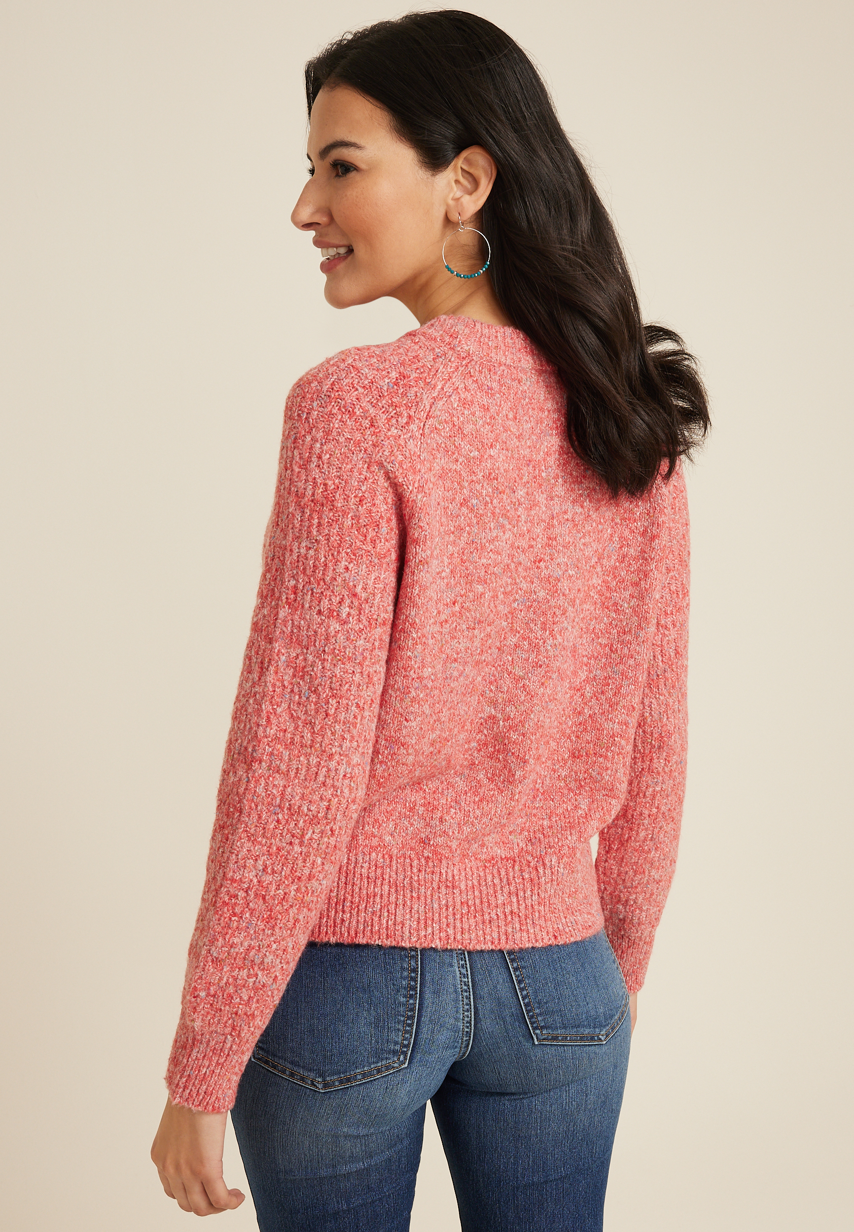 Cable Knit Sweater, C9759, large