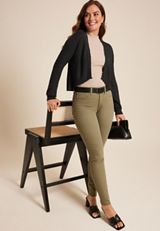 Open Front Long Sleeve Shrug Cardigan, C6429, small