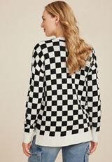 Checkered Cardigan, C3986, small