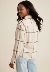 Utility Windowpane Button Up Shirt, C6074, small