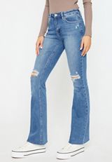 KanCan&trade; High Rise Ripped Bootcut Jean, C3337, small