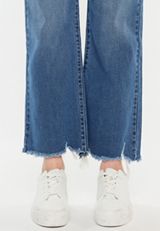 KanCan&trade; Ripped High Rise Slim Wide Leg Jean, C3337, small