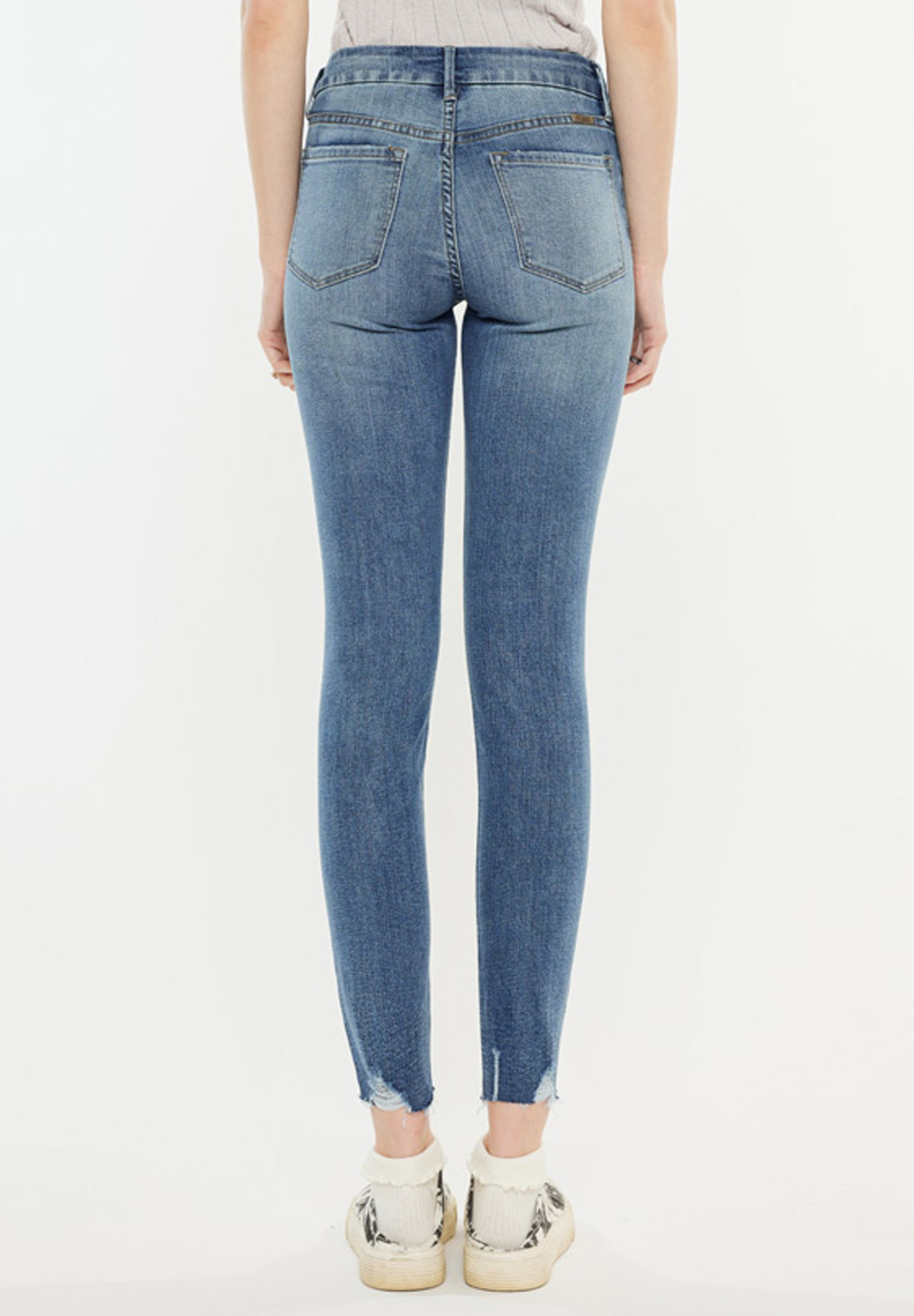 KanCan&trade; Mid Rise Button Fly Skinny Jean, C3337, large