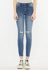 KanCan&trade; Mid Rise Button Fly Skinny Jean, C3337, small