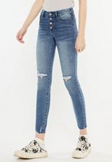 KanCan&trade; Mid Rise Button Fly Skinny Jean, C3337, small