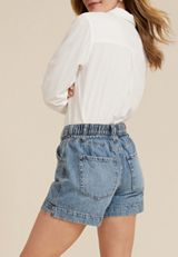 m jeans by maurices&trade; High Rise Soft 5in Short, MEDIUM SANDBLAST, small
