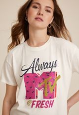 Always Fresh MTV Relaxed Fit Graphic Tee, C2789, small