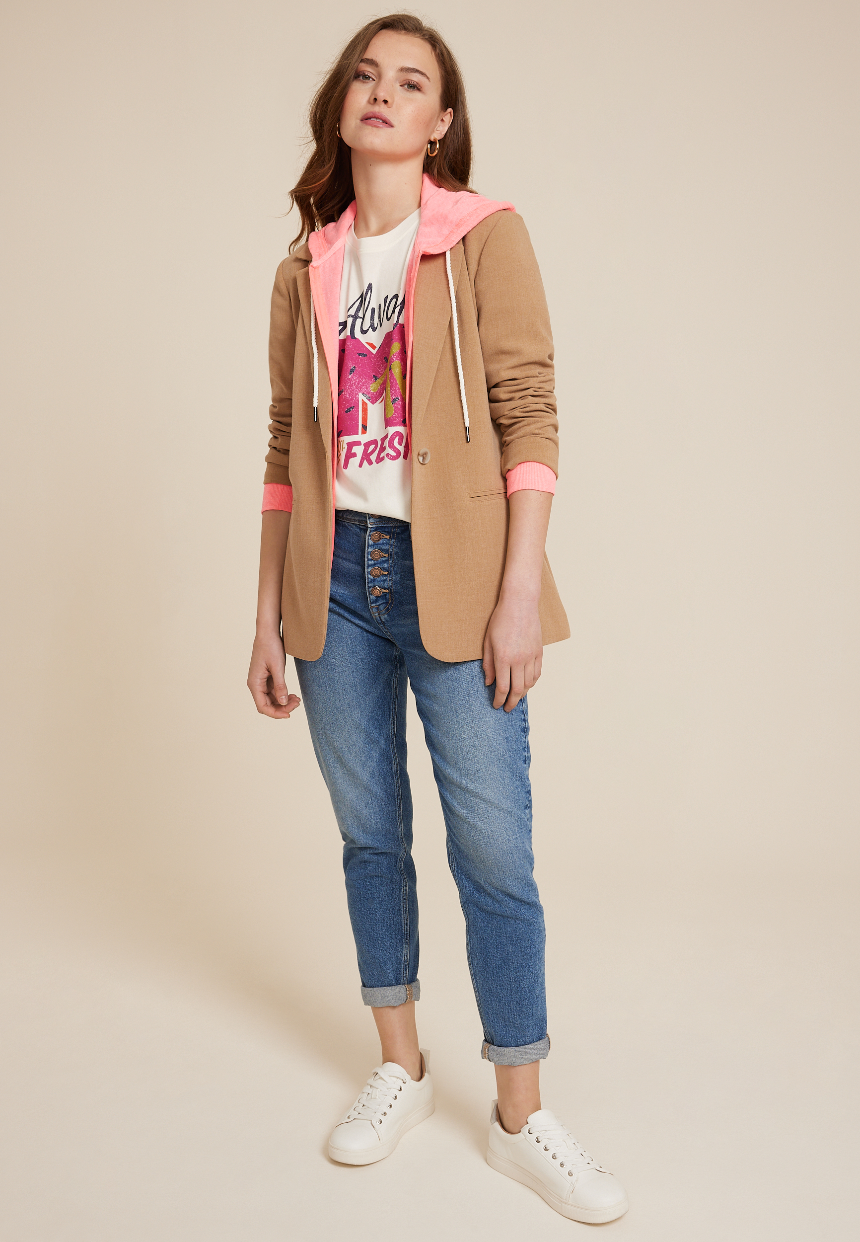 Always Fresh MTV Relaxed Fit Graphic Tee, C2789, large