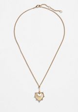 Starburst Heart Pendant Necklace, C605, small