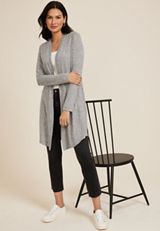 Hacci Studded Long Sleeve Cardigan, C3348, small