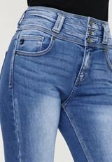 KanCan&trade; High Rise Stacked Waist Skinny Jean, MEDIUM SANDBLAST, small