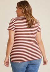 Plus Size 24/7 Sumner Sunwash Scoop Neck Tee, C9700, small