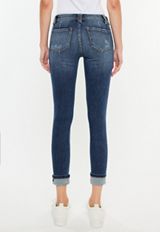 KanCan&trade; Ripped Mid Rise Cuffed Skinny Ankle Jean, C258, small