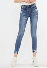 KanCan&trade; High Rise Release Hem Skinny Ankle Jean, C3337, small