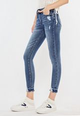 KanCan&trade; High Rise Release Hem Skinny Ankle Jean, C3337, small