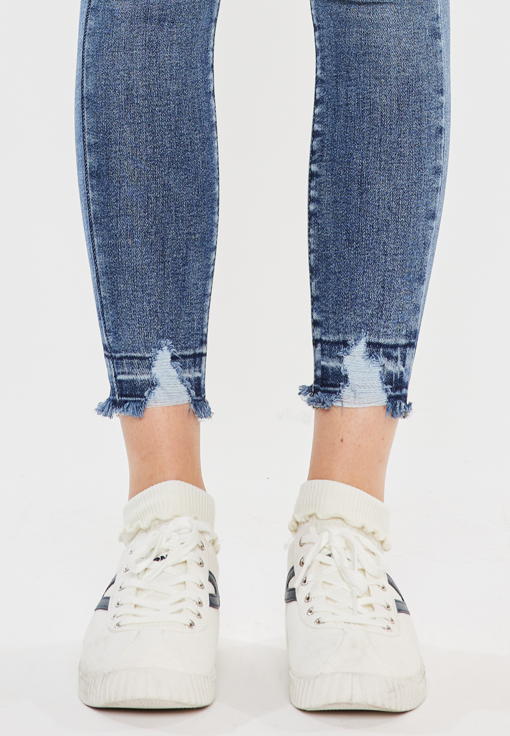 KanCan&trade; High Rise Release Hem Skinny Ankle Jean, C3337, large