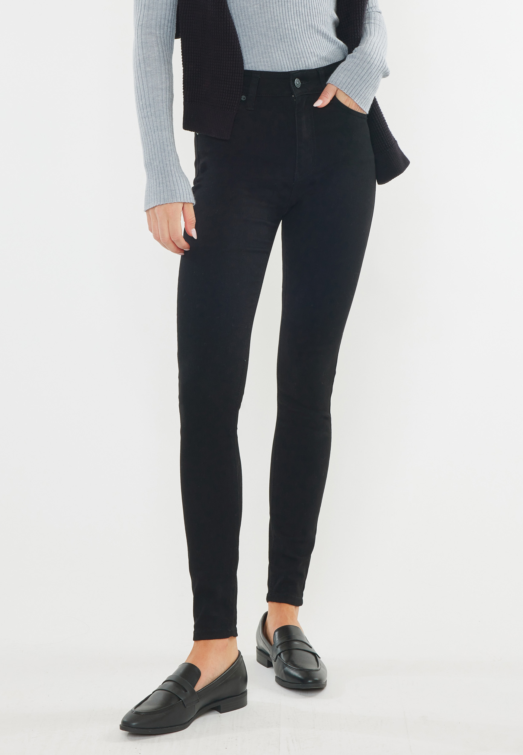 KanCan&trade; Black High Rise Skinny Jean, C106, large