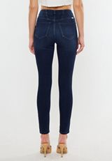KanCan&trade; Dark High Rise Button Fly Skinny Jean, C2372, small